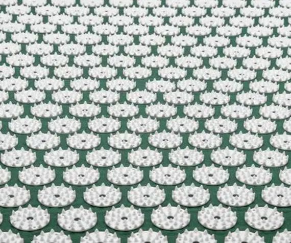 Килимок масажно-акупунктурний Acupressure mat з подушкою Acupressure Mat or Bed of Nails Зелений (385) | Зображення 6