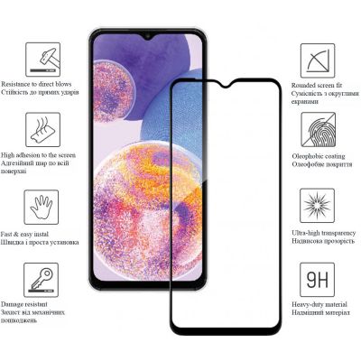 Стекло защитное Drobak Samsung Galaxy M33 5G (Black) (444492) | Зображення 1