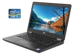 Ультрабук Б-клас Dell Latitude E5470 / 14" (1920x1080) TN / Intel Core i5-6300HQ (4 ядра по 2.3 - 3.2 GHz) / 8 GB DDR4 / 256 GB SSD / Intel HD Graphics 530 / WebCam / Win 11 б/в