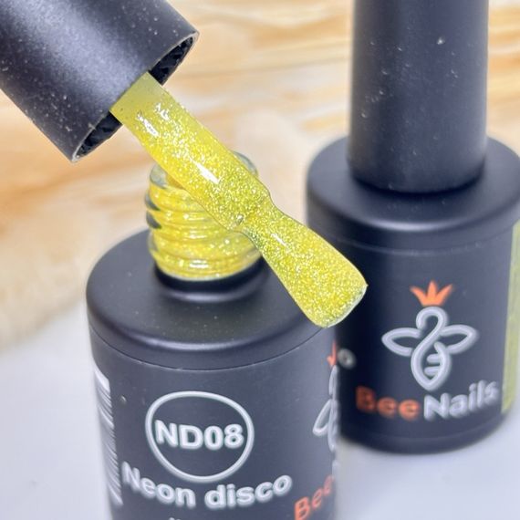 Світловідбивний гель-лак Bee Nails Neon Disco №08 8мл