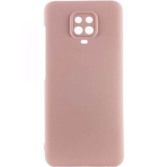Чехол Silicone Cover Lakshmi Full Camera (AAA) для Xiaomi Redmi Note 9s / Note 9 Pro /Note 9 Pro Max Розовый / Pink Sand
