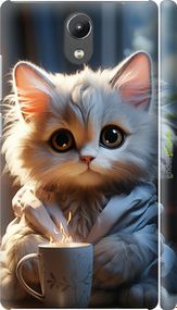 Чохол на Lenovo Phab 2 Білий кіт "5646m-956-2448"