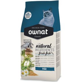 Корм Ownat Classic Cat Adult Fish сухий повнораціонний зі свіжою рибою для дорослих котів 4 кг