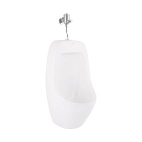 Пісуар підвісний Qtap Crow з краном-дозатором 390х330х660 White QT0588112HW