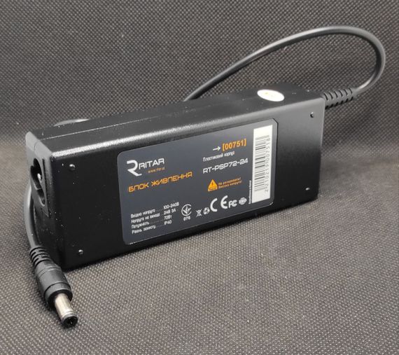 Мережевий блок живлення Ritar 24V 3A