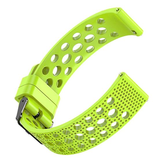 Спортивний ремінець з перфорацією Primo для годинника Samsung Watch Active / Active 2 - Lime | Зображення 1