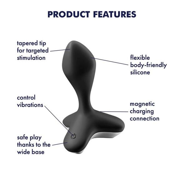 Віброанальна волога Satisfyer Game Changer чорний Sex Aura | Зображення 7