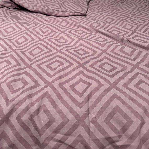 Простирадло на гумці SoundSleep Rhomb Brown бязь 160х200х20 см коричневе (2800004674669) | Зображення 5