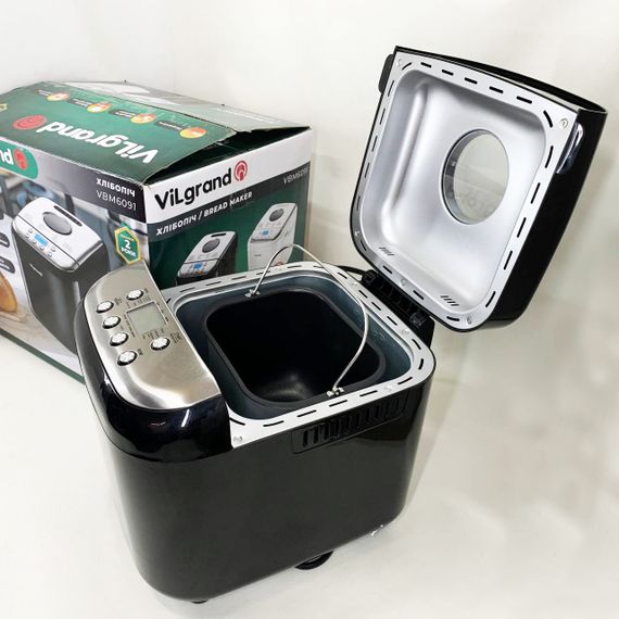 Піч для хліба з програмою випічки ViLgrand, Настільна хлібопічка для дому, Хлібопічка побутова XM-84 | Зображення 2