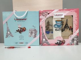 Набір рушників Zeron 127697 Туреччина 60*40  Вафельное полотно Кава з молоком