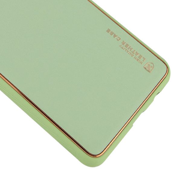 Шкіряний чохол Xshield для Samsung Galaxy A50 (A505F) / A50s / A30s Жовтий / Yellow Зелений/Pistachio | Зображення 1