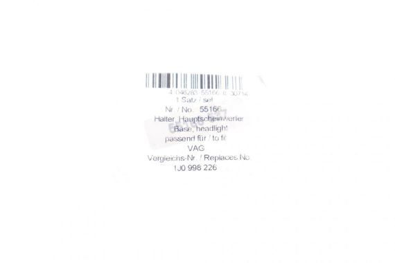 Кронштейн кріплення фари VW Golf IV 97-05 R  55166 | Зображення 1