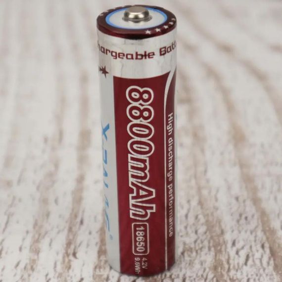 Акумулятор, 1шт Li-Ion 18650 X-Balog, 8800 mAh 4,2В / Акумуляторна літій-іонна батарейка | Зображення 1