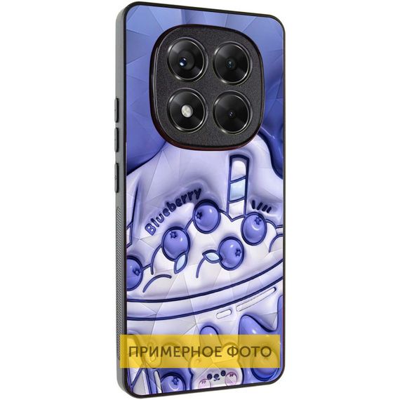 TPU+PC чохол Prisma Fluffie для Xiaomi Redmi Note 14 4G (Int. version) Blueberry