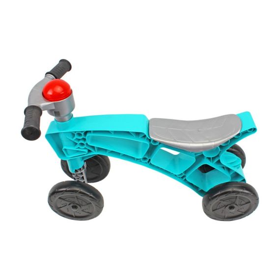 Дитяча каталка-ролоцикл 1669TXK пластик, бірюзовий | Зображення 3