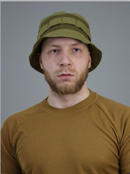 Панама Ultimatum «Палатка» Олива, тактическая армейская полевая панама оливкового цвета | Зображення 1