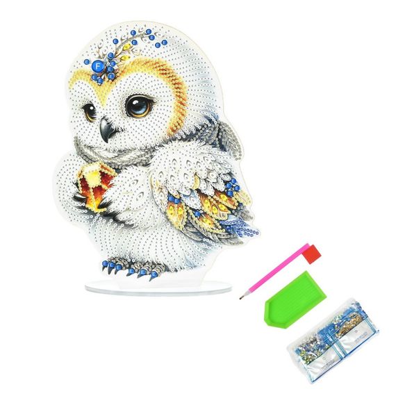 Набір для творчості алмазна мозаїка Маленький мудрець YKLZ15282 на підставці 25х25 см | Зображення 1