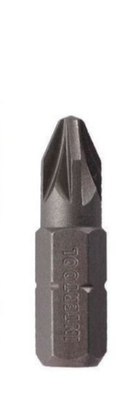 Насадка викруткова біта Intertool PZ2 1/4"*25 мм під саморіз | Зображення 1