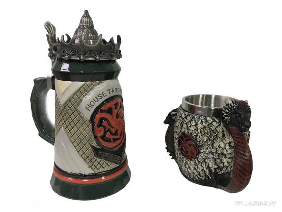 Подарочный набор Кружка Game Of Thrones House Targaryen Fire And Blood Игра Престолов и... | Зображення 1