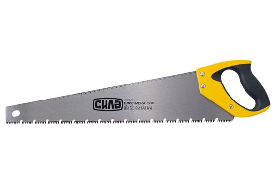 Ножівка за вологою деревиною БЛИСКАВКА 500 мм 2-компонентна ручка СІЛА 3205291