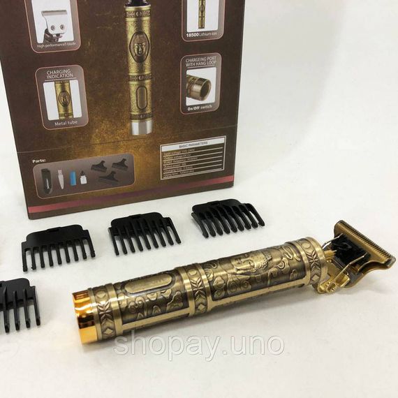 Электробритва для головы Hair Clipper WS-T99, Многофункциональная аккумуляторная машинка для стрижки CB-74 | Зображення 5