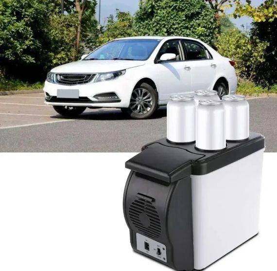 Автомобильный мини-холодильник Cooling and Warming Refrigerator 6L, Холодильник для машины | Зображення 1