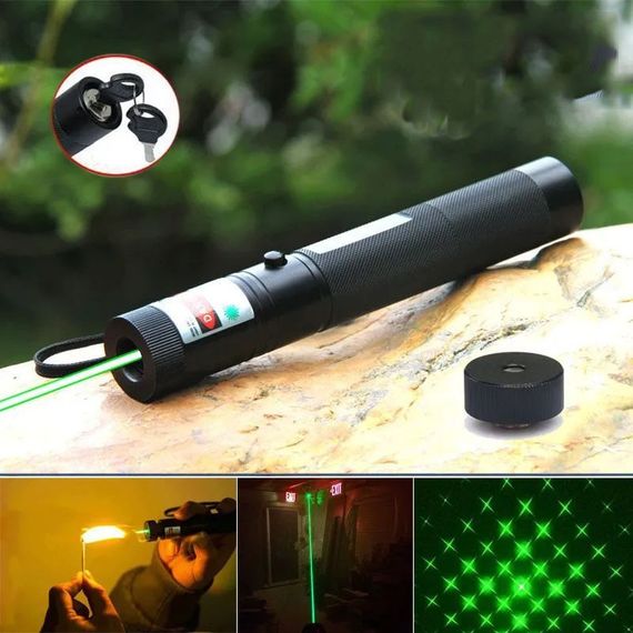 Лазерна указка для презентації Green Laser Pointer JD-303 | Потужна лазерна указка Лазерна QI-680 указка 303 | Зображення 8