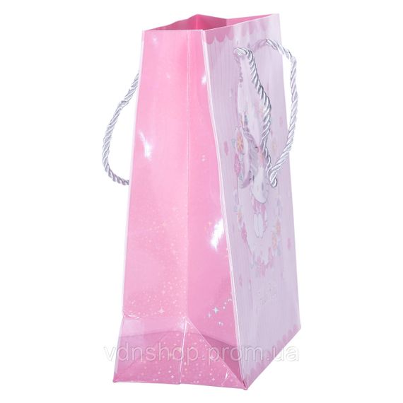 Набір подарункових пакетів з паперу 12 (шт) Hello Kitty 19×9.5×24.5 (см) Рожевий HP-10359-11P | Зображення 1