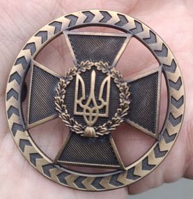 Кокарда "Пограничная служба" (нового образца)