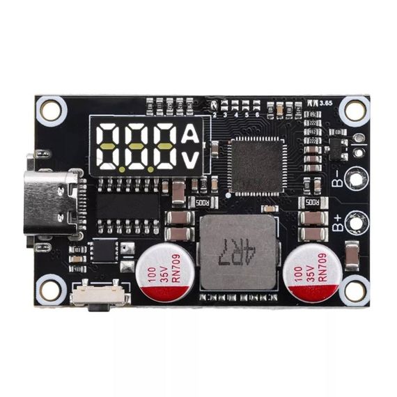 Контроллер заряда / BMS з QC для 2S-6S 45W Li-ion USB Type-C IP2326 PD3.0 Li-Ion, LiFePo4 | Зображення 5