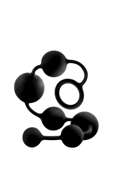 Анальные шарики Blush Anal Adventure Platinum Silicone Large Anal Beads sexstyle | Зображення 1