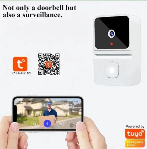 Беспроводной дверной видеозвонок WiFi Smart Doorbell M6 | Зображення 2