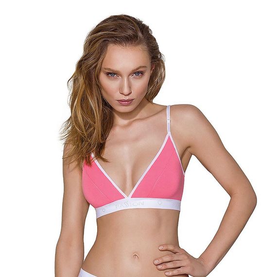 Спортивний топ з подвійними бретелями Passion PS007 TOP pink,, L