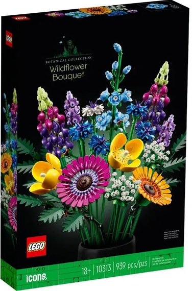 Конструктор LEGO Icons Botanicals Букет полевых цветов 10313