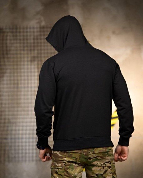 Мілітарі Худі Донбас black РП7399 | Зображення 2