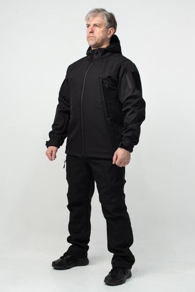 Утеплені Військові штани Soft Shell Military Black | Зображення 2