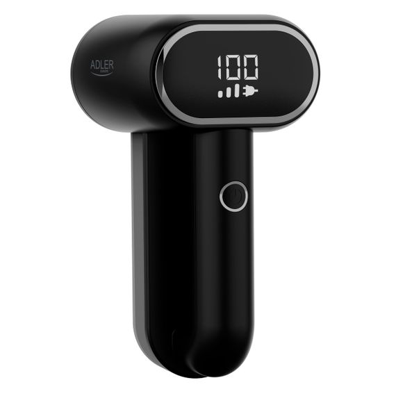 Машинка для видалення катишків Adler AD 9622 чорна акумуляторна з LCD дисплеєм, подвійна головка | Зображення 4