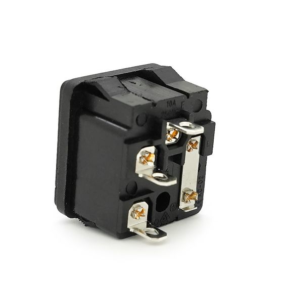 Трехконтактный разъем AC02 папа,250V,10A,под отверточную сборку,Q200 | Зображення 1