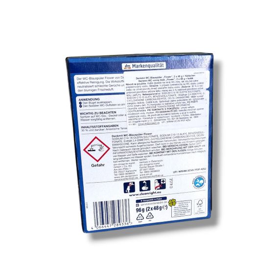 DenkMit Туалетний блок ароматизатор WC BLauspuler Flower | Зображення 1