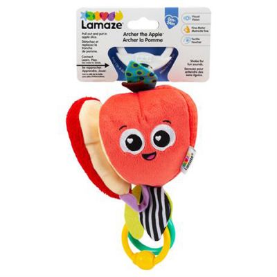Игрушка на коляску Lamaze Яблочко с прорезывателем (L27383) | Зображення 2