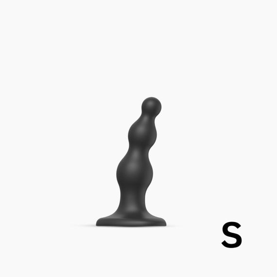 Насадка для страпона Strap-On-Me Dildo Plug Beads Black S Sex Aura