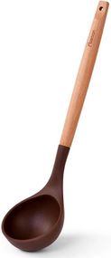 Половник Fissman Chef's Tools 31.5см силікон, шоколадний