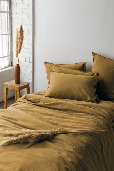 Постільна білизна Issimo Savanna Poplin 200 х 220 см Mustard