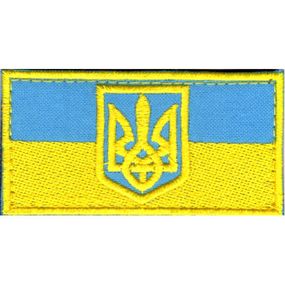 Шеврон "Прапор України" Жовто-блакитний (8*4 см)