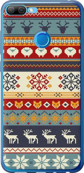 Чехол на Huawei Honor 9i Рождественский орнамент "3303u-1853-17620"