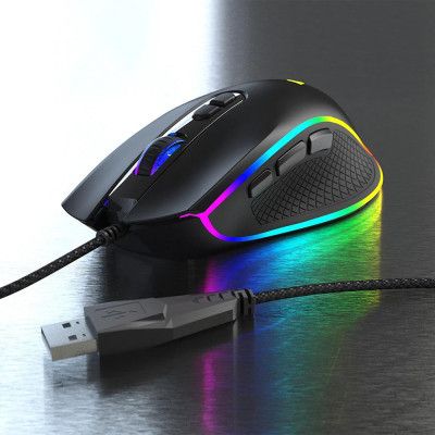 Мышка Modecom Veles Volcano RGB USB Black (M-MC-VELES-100) | Зображення 2