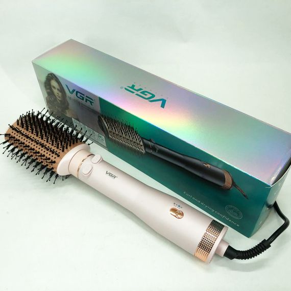 Фен с насадкой брашинг VGR V-494 800 Вт, Фен с насадкой для прикорневого объема, Фен-расческа для сушки BH-82