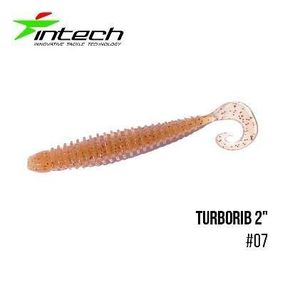 Силиконовая приманка, Съедобный силикон Intech Интеч Turborib 2"12 шт #07