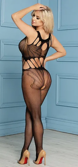 Боди-комбинезон(с доступом)  Baci  S/L Black sexstyle | Зображення 3