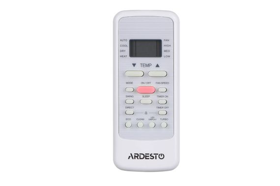Кондиционер Ardesto ACM-24INV-R32-WF-AG-S 70м2 инвертор 24000BTU 7.0кВт A++/A+ -15°С Wi-Fi R32 белый | Зображення 6